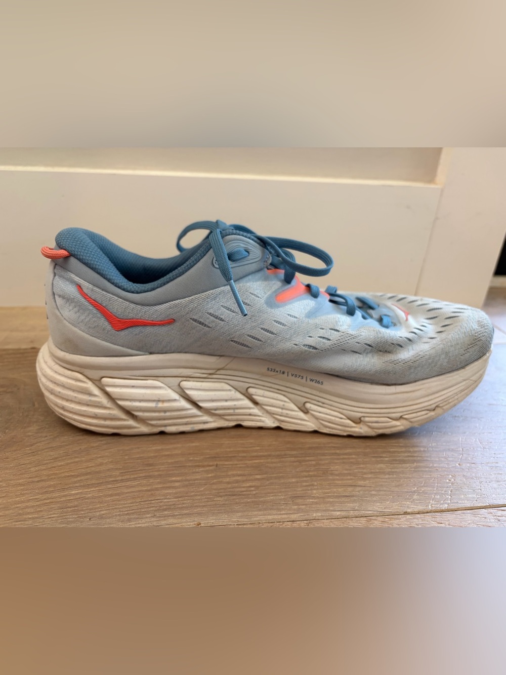 Hoka Gaviota 4 running shoes comfort outdoor athletic - size 12 - Picture 6 of 11